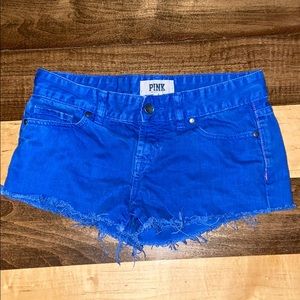 Blue shorts from PINK Victoria Secret
